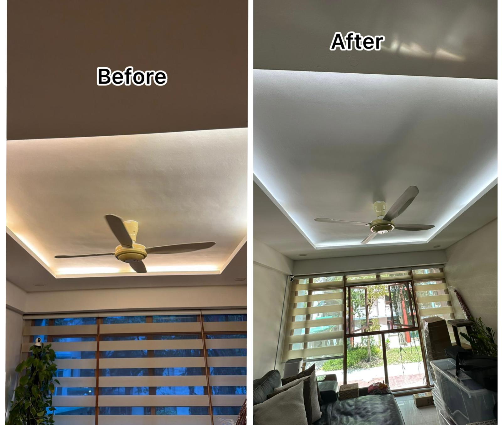 Cove Lighting Repair & False Ceiling LED Lighting Installation Service in Singapore